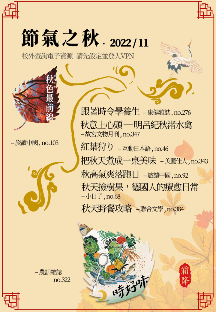 2022年 11月精選電子雜誌